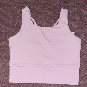 lilac workout top